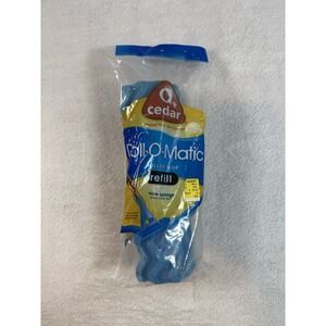 O Cedar Roll-O-Matic Roller Mop Refill 8.5" Wave Sponge Blue NEW